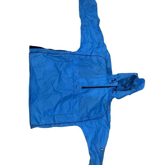 VINTAGE nike jacket windbreaker medium blue BIG SWOOWSH - Picture 4 of 11